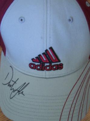 Dustin Johnson autographed Adidas golf cap