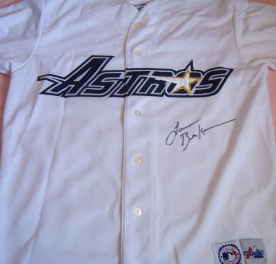Lance Berkman autographed Houston Astros 1999 rookie authentic jersey