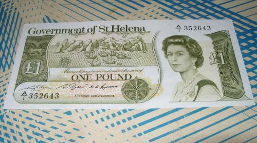 St. Helena, 1 Pound, Nd (1981), Qeii, P-9, Unc