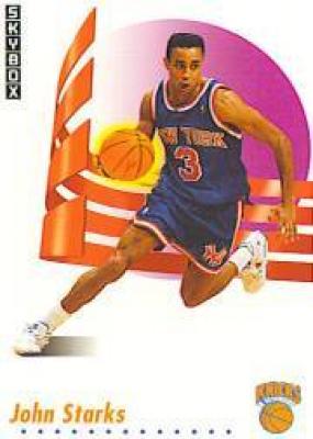 John Starks Knicks 1991-92 SkyBox Rookie Card #194