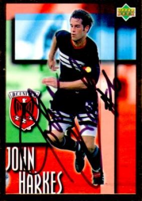 John Harkes autographed MLS D.C. United 1997 Upper Deck soccer card