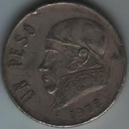 Coins; Mexico 1 Peso 1972