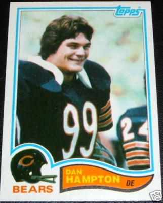 Dan Hampton Bears 1982 Topps card #297