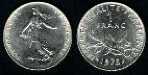 1 franc; Year: 1960; (km 925.1)