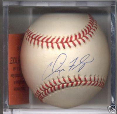 Cliff Floyd autographed NL baseball