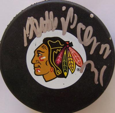 Antti Niemi autographed Chicago Blackhawks puck
