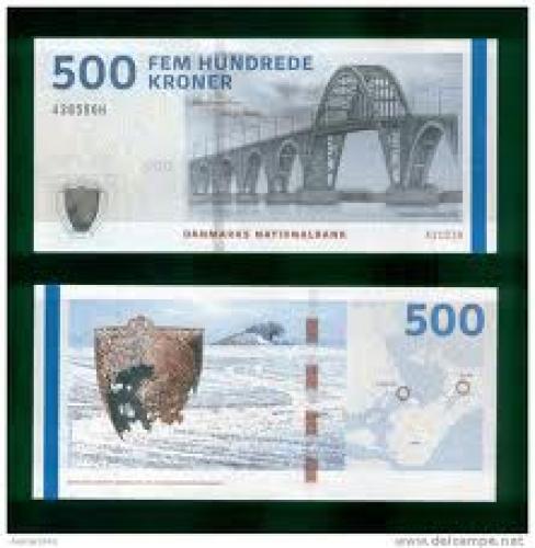 Banknotes: 500 Kroner; Denmark