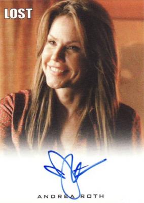 Andrea Roth Lost certified autograph card
