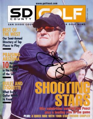 Joe Pesci autographed San Diego Golf magazine