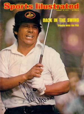 Lee Trevino autographed 1974 PGA Championship Sports Illustrated