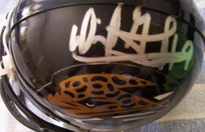 David Garrard autographed Jacksonville Jaguars mini helmet