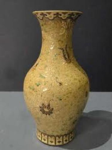 Antiques; Vase en céramique de Biên Hoà, Vietnam,