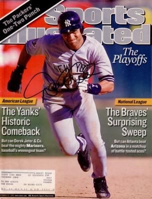Derek Jeter autographed New York Yankees 2001 Sports Illustrated