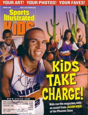 Jason Kidd autographed Phoenix Suns Sports Illustrated for Kids magazine