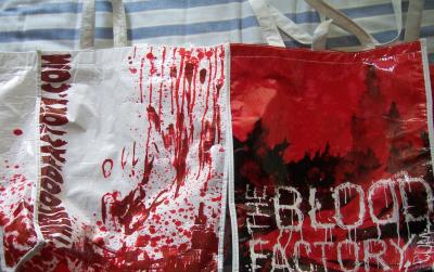 Blood Factory 2009 & 2010 Comic-Con promo totebags