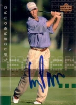Corey Pavin autographed 2001 Upper Deck golf card