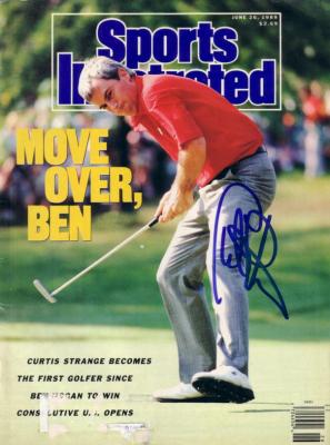 Curtis Strange autographed 1989 U.S. Open Sports Illustrated