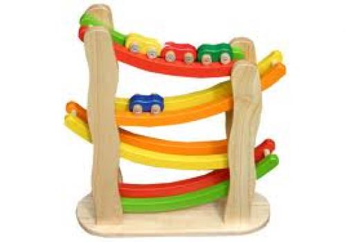 Wooden Rainbow Slope Childrens & Babies Toys