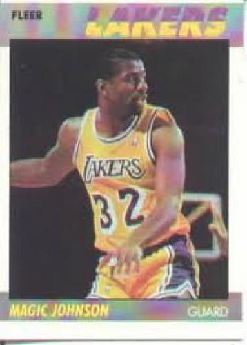 Basketball Card; Magic Johnson Lakers; 1987-88 Fleer