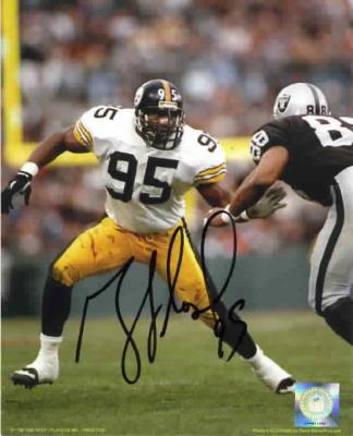 Greg Lloyd autographed Pittsburgh Steelers 8x10 photo