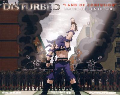 Disturbed Land of Confusion music video 8x10 Todd McFarlane print ltd edit 3000
