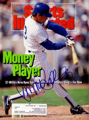 Ryne Sandberg autographed Chicago Cubs 1992 Sports Illustrated