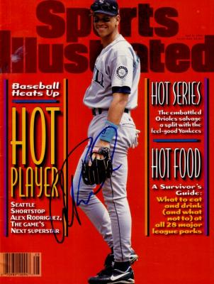 Alex Rodriguez autographed Seattle Mariners 1996 Sports Illustrated