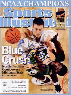 Tyler Hansbrough autographed 2009 North Carolina NCAA Champions Sports Illustrated