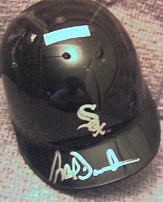 Ray Durham autographed Chicago White Sox mini helmet