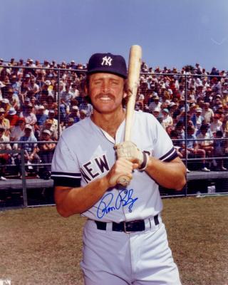 Ron Blomberg autographed New York Yankees 8x10 photo