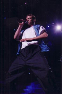 Justin Timberlake 4x6 vintage concert photo