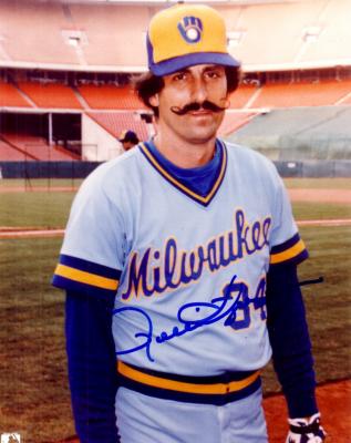Rollie Fingers autographed 8x10 Milwaukee Brewers photo