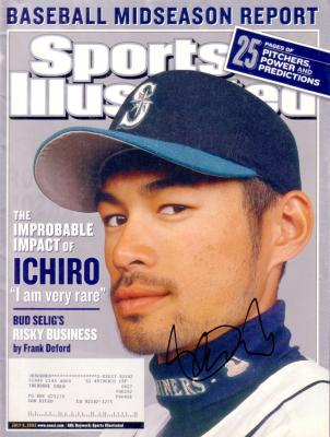 Ichiro Suzuki autographed Seattle Mariners 2002 Sports Illustrated