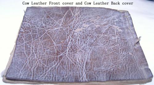 cow Leather covered medical books