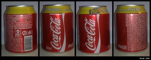Coca Cola can of Brasil (2008)