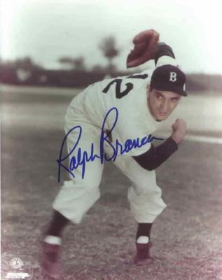 Ralph Branca autographed 8x10 Brooklyn Dodgers photo