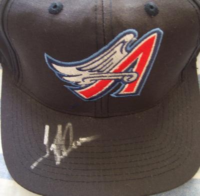 Troy Glaus autographed Anaheim Angels replica cap