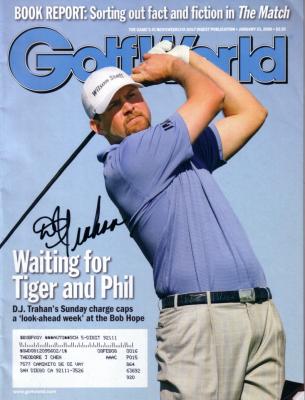 D.J. Trahan autographed 2008 Golf World magazine