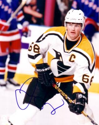 Jaromir Jagr autographed Pittsburgh Penguins 8x10 photo