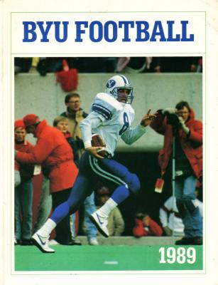 1989 BYU Football media guide (Heisman winner Ty Detmer)