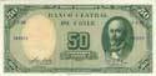 50 Pesos; Issue of 1960-61, escudos