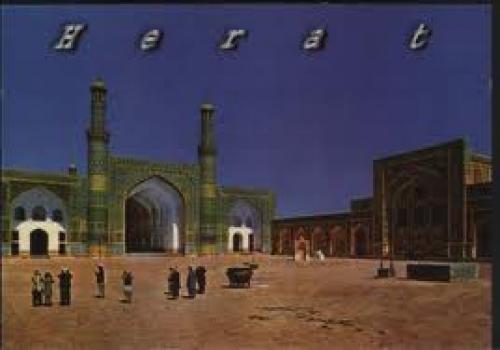 Postcard; Herat; postcard from a hard-to-find country Afghanistan
