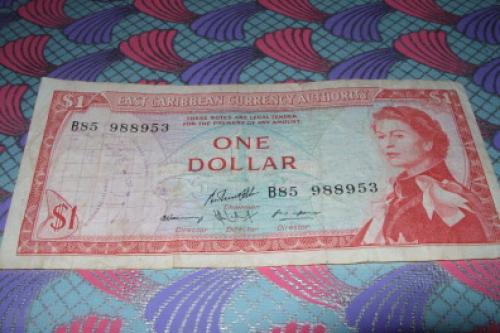 East Caribbean 1 dolar-1965