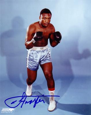 Joe Frazier autographed 8x10 boxing photo