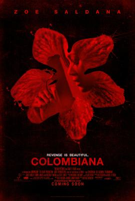 Colombiana 2011 mini movie poster (Zoe Saldana)