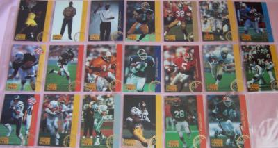 1993 Pro Line LP 20 card insert set (Troy Aikman Marcus Allen Jerome Bettis Brett Favre)