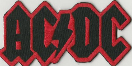 ACDC HEAVY METAL ROCK BAND IRON ON PATCH