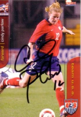 Cindy Parlow autographed 2004 U.S. Soccer card