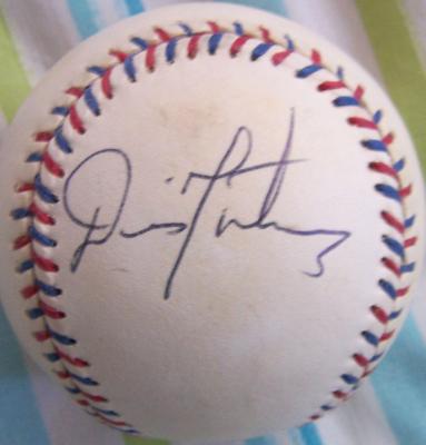 Dennis Martinez autographed 1995 All-Star Game baseball