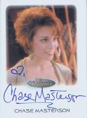 Chase Masterson Star Trek certified autograph card